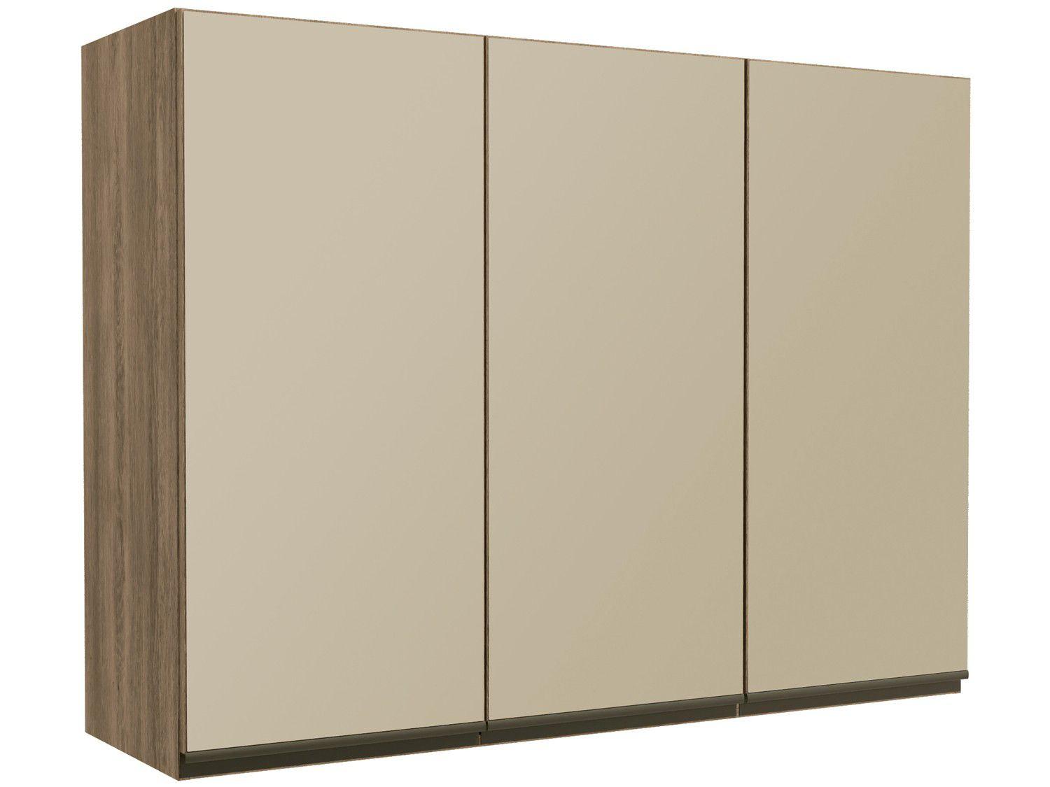 Armário de Cozinha Aéreo Kappesberg Maxxi - G767 3 Portas 120x90cm MDP com Vidro