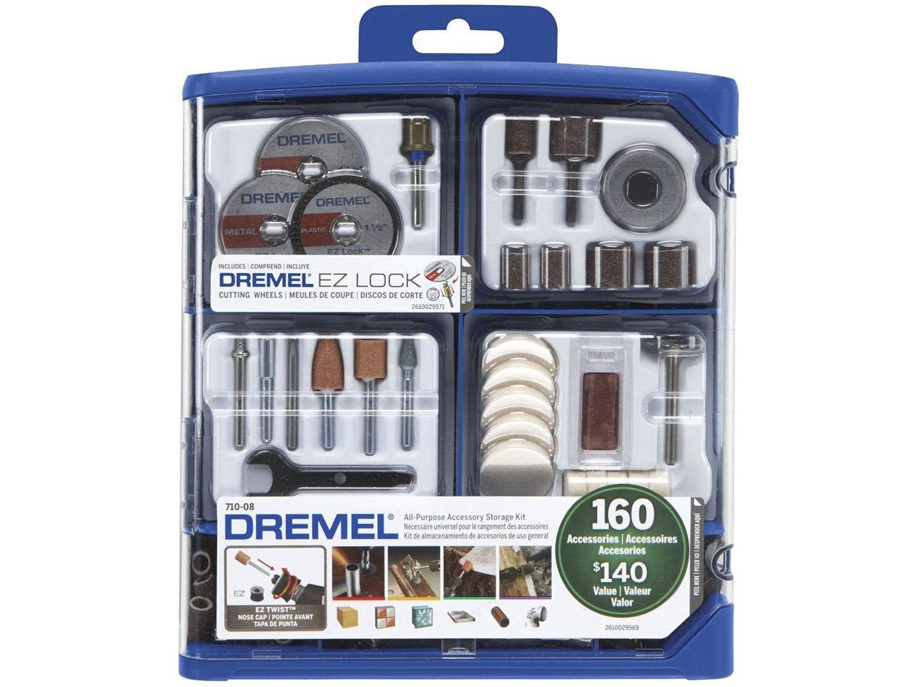 Jogo para Micro Retífica Dremel - 160 Peças