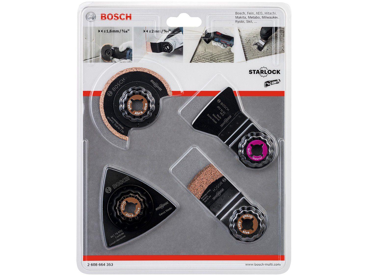 Kit para Multicortadora Bosch OMT - 4 Peças