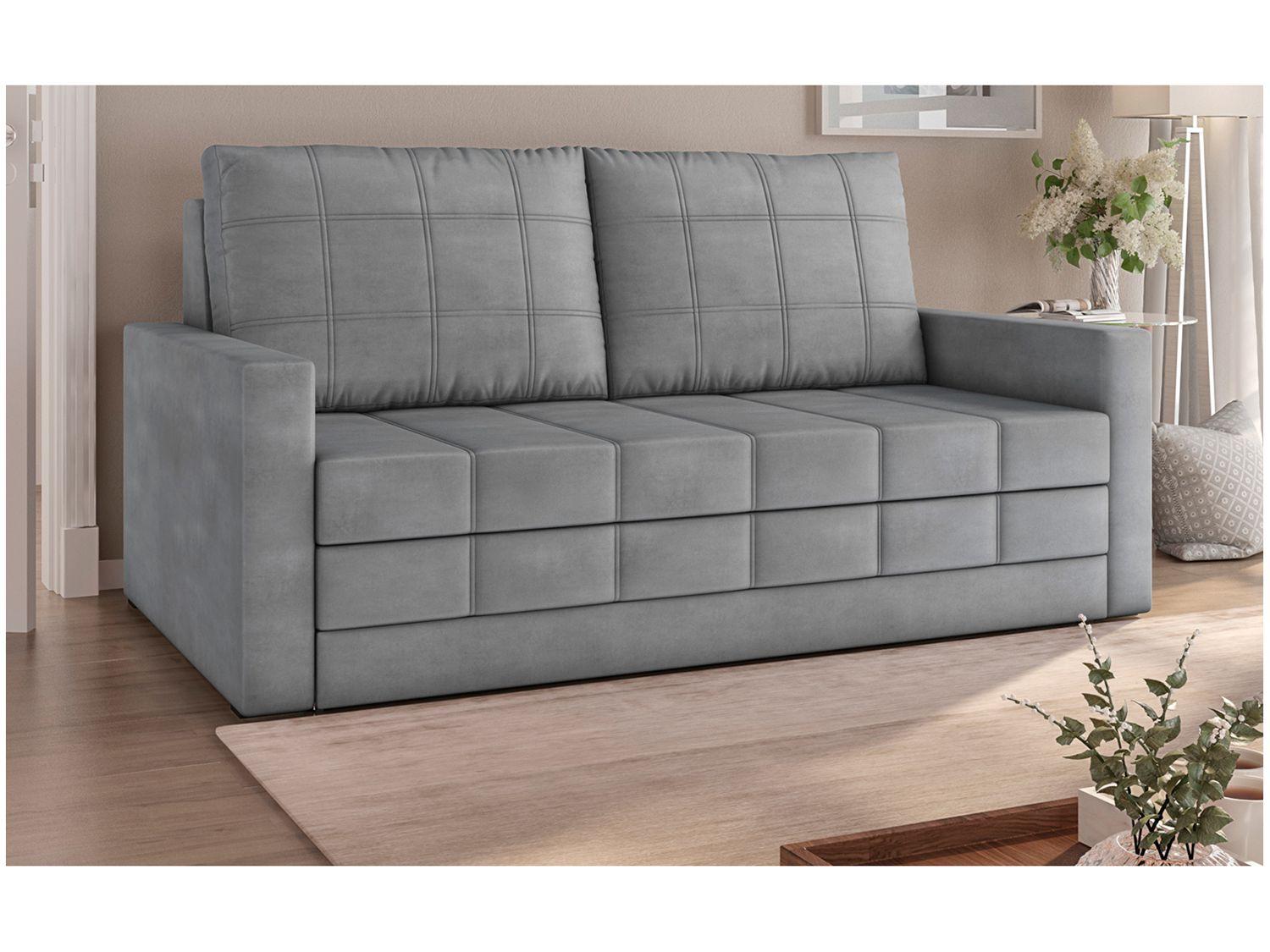 SofáCama Casal 2 Lugares Suede Retrátil American Comfort Diva Sofá