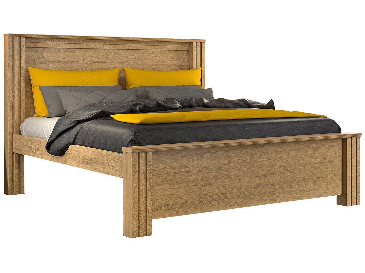 Cama Casal 140x190cm Móveis Europa - Monalisa