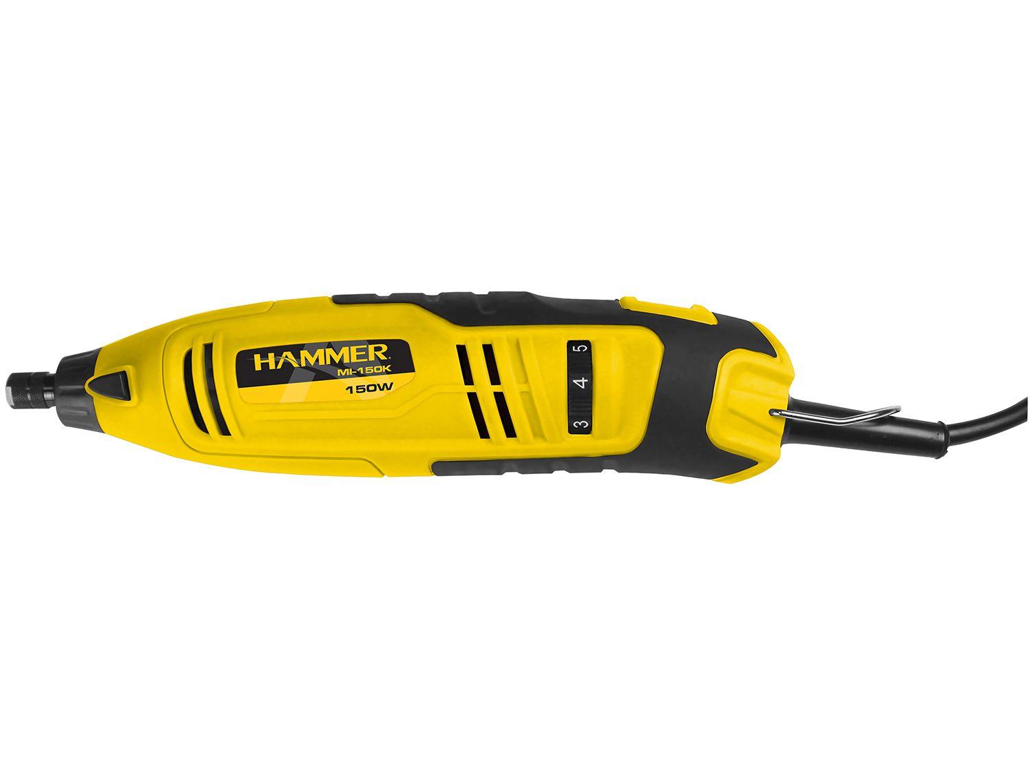 Microrretífica Hammer GYMI150K_110 150W - 41 Acessórios com Maleta