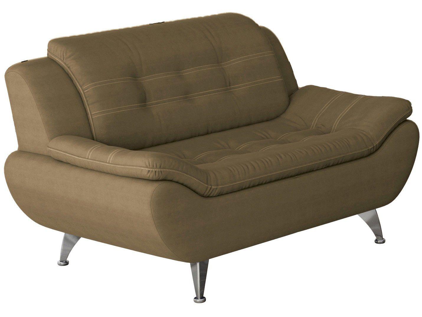 Sofá 2 Lugares Suede Mirage - Linoforte