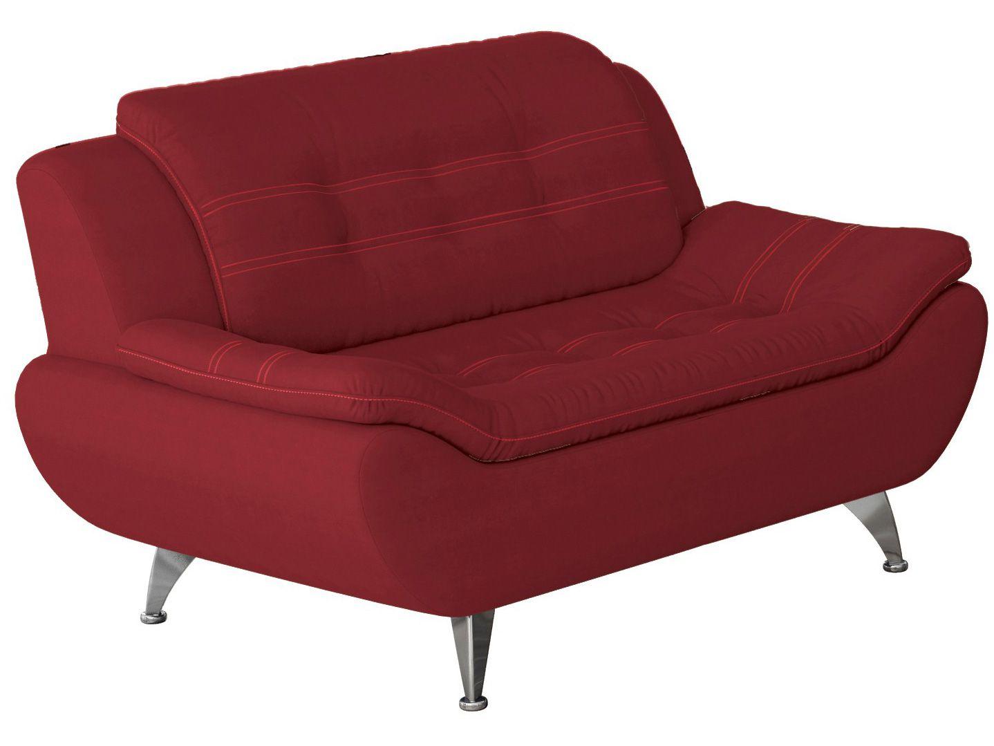 Sofá 2 Lugares Suede Mirage - Linoforte