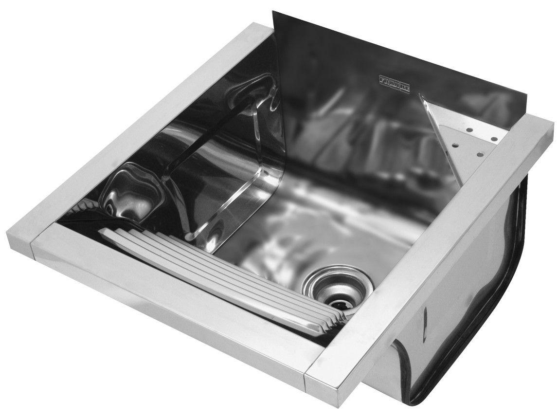 Tanque Inox de Parede Franke 23L - 44x47,5cm Prática TS360