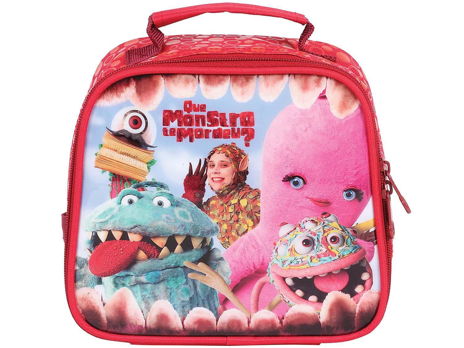 Lancheira Infantil Térmica Escolar - Que Monstro te Mordeu? Dermiwil
