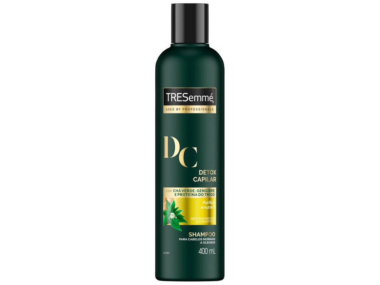 Shampoo TRESemmé Detox Capilar - Cabelos Purificados e Nutridos 400ml