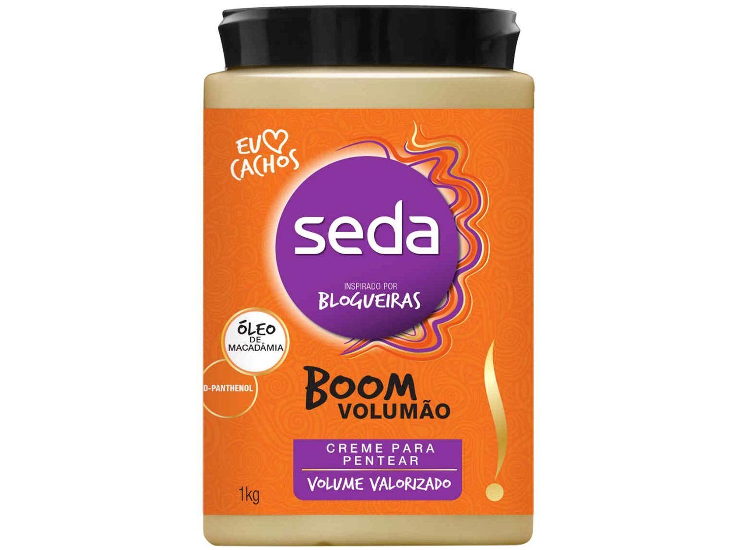 Creme de Pentear Seda Tratamento para Cabelo - Boom Volumão 1Kg