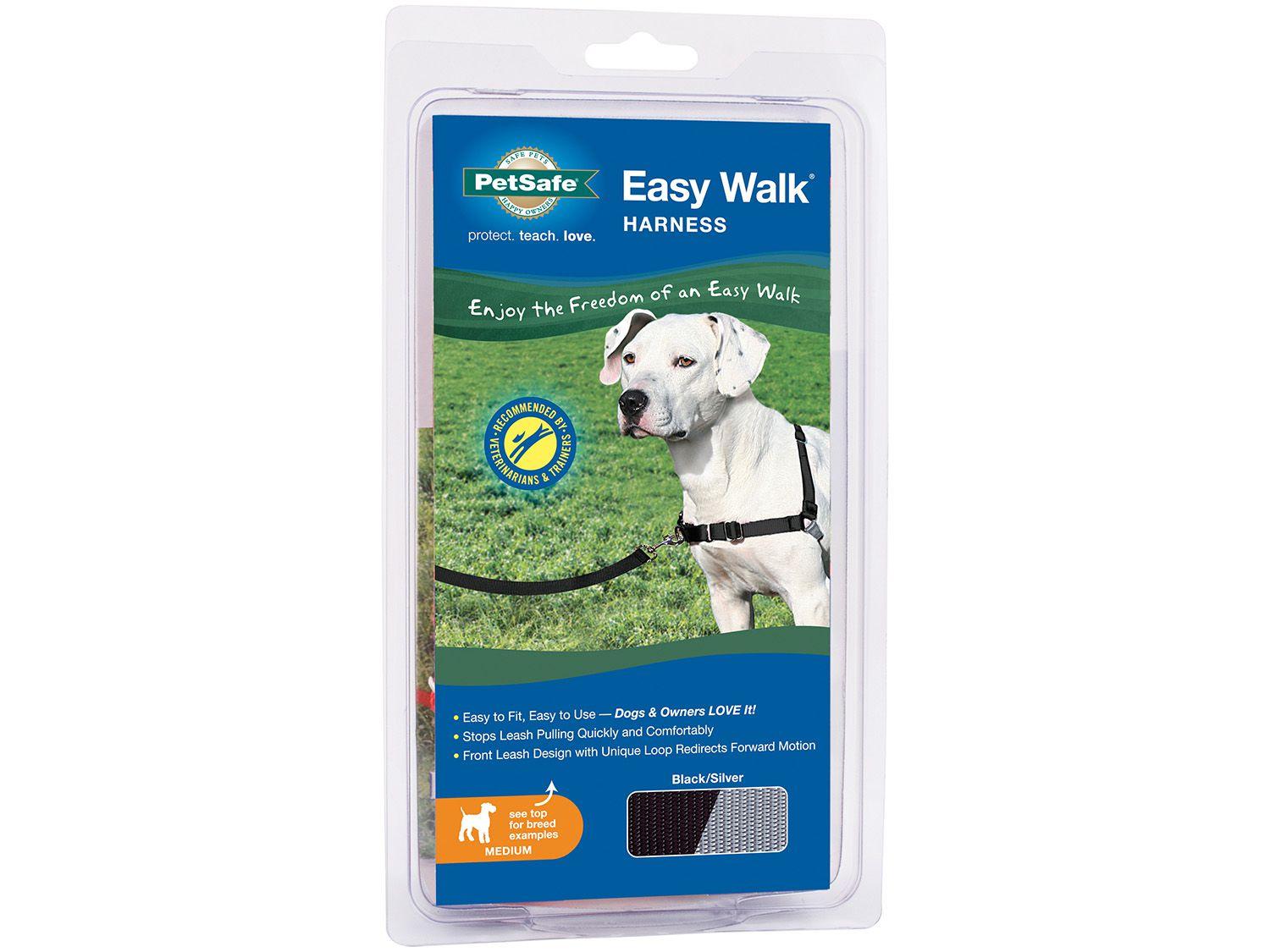 Guia para Cachorro Tam. M Preto e Cinza - PetSafe Easy Walk