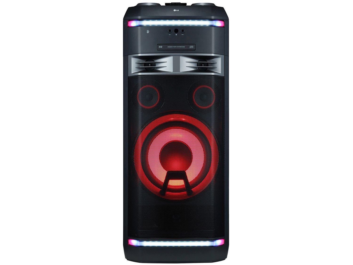 Mini System LG Bluetooth USB CD Player Rádio FM - 1650W Karaokê OK99