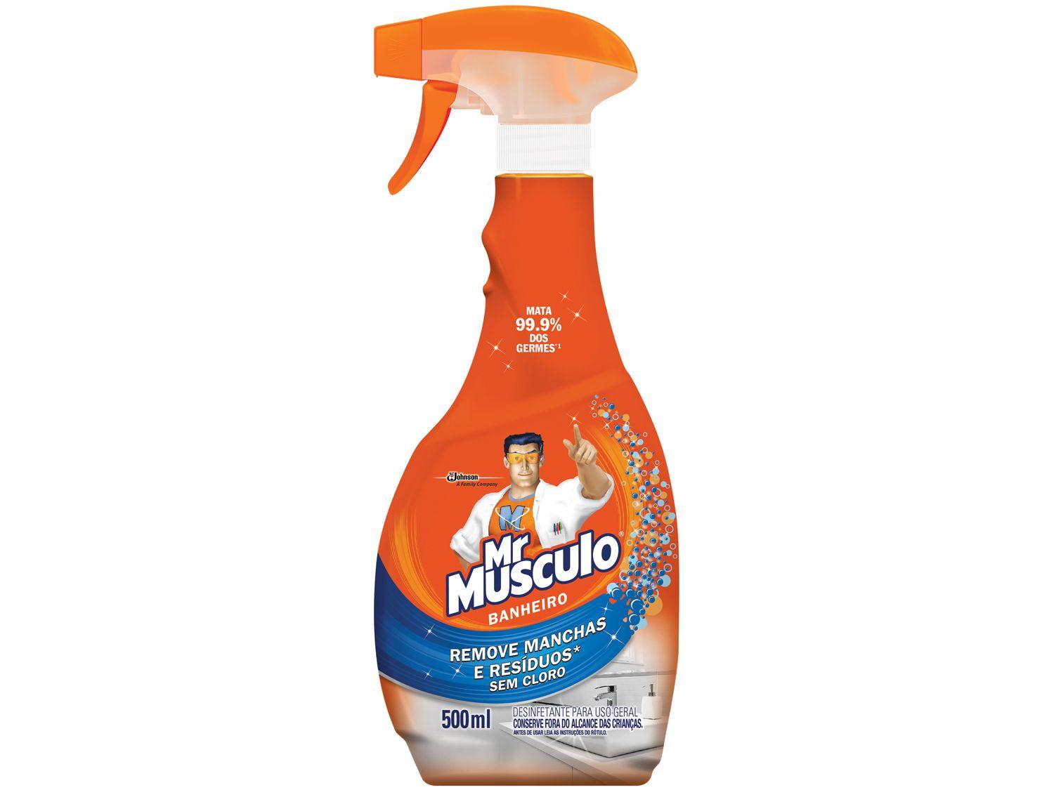 Desinfetante Mr Músculo Banheiro Total - Pulverizador 500ml