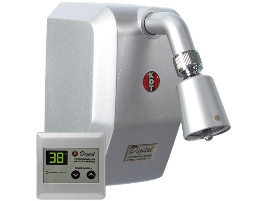 Ducha Digital KDT Inteligente 2277 8800W - Multitemperatura Prata