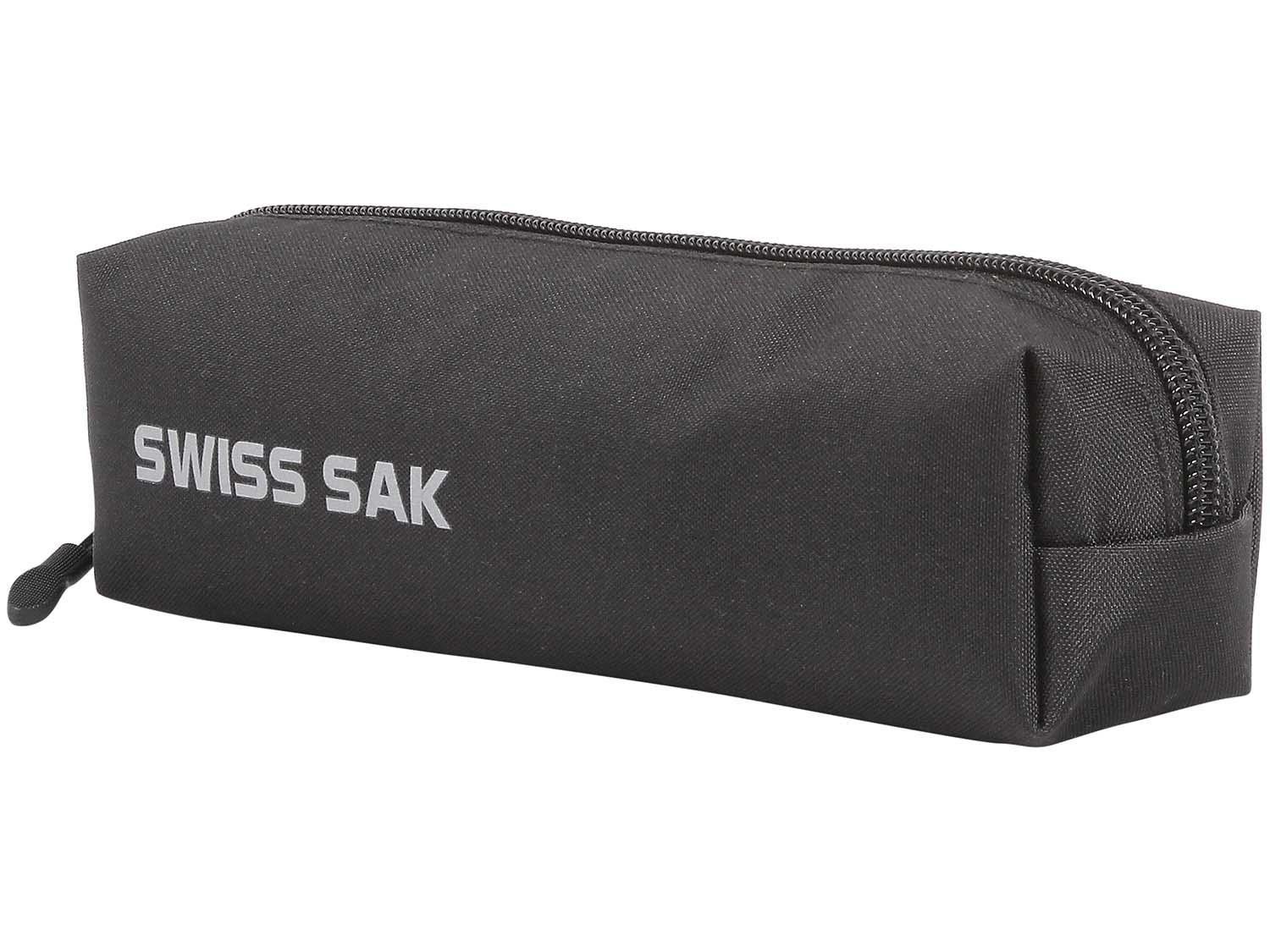 Estojo Escolar Preto com Zíper Sport Swiss Sak - DMW