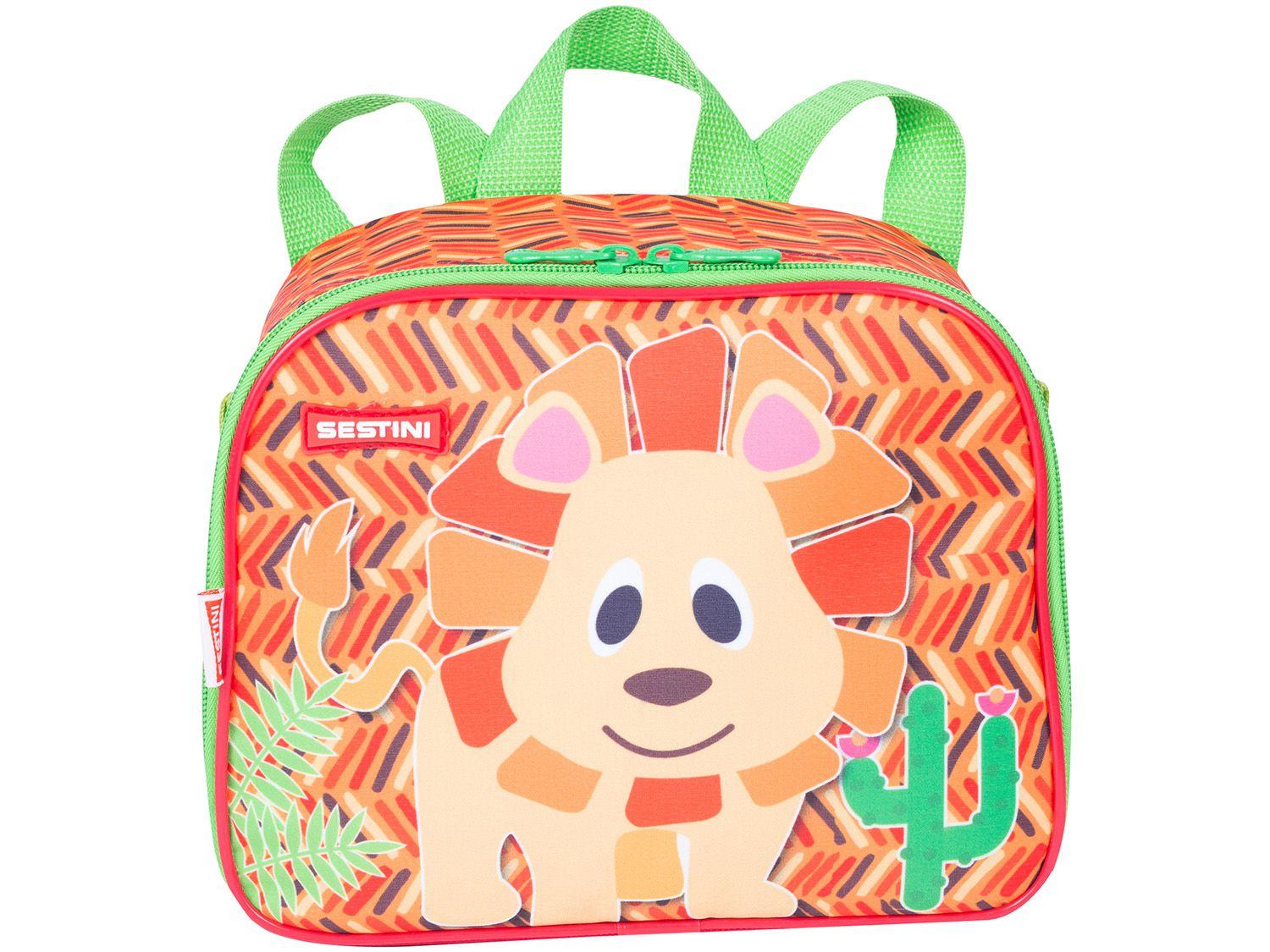 Lancheira Infantil Escolar Sestini 19Y - Sestini Kids Lion