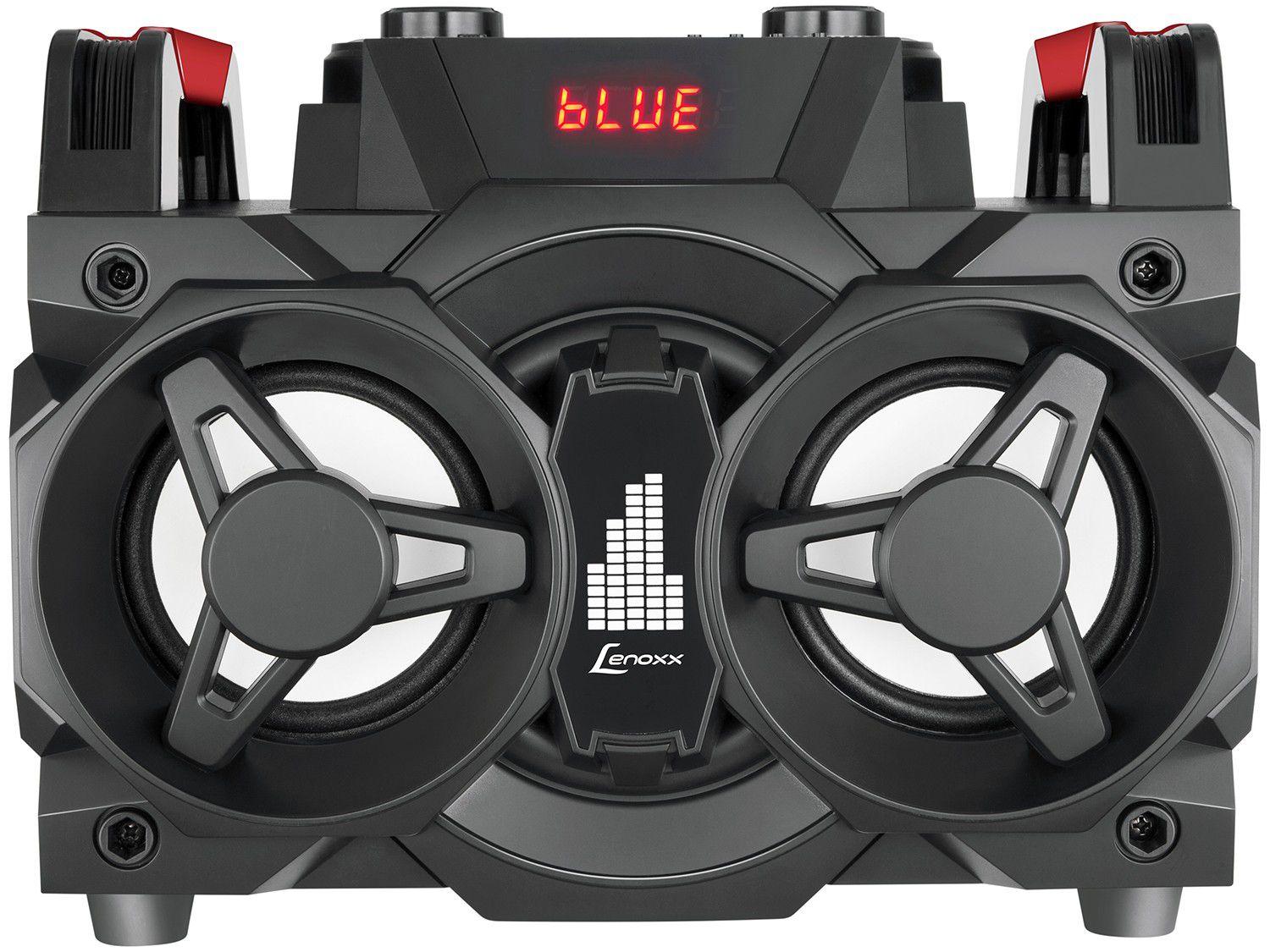 Mini System Lenoxx Bluetooth 150W Rádio FM Karaokê - USB MS 8600