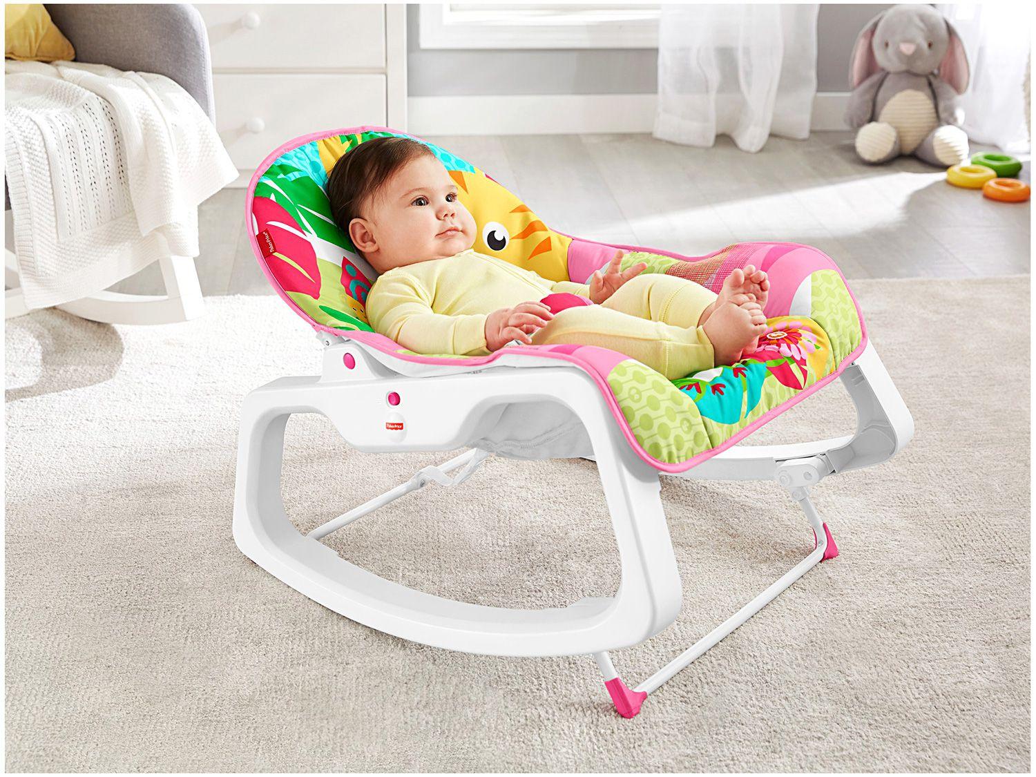 Cadeirinha de Descanso Reclinável Vibratória com Móbile Fisher-Price ...