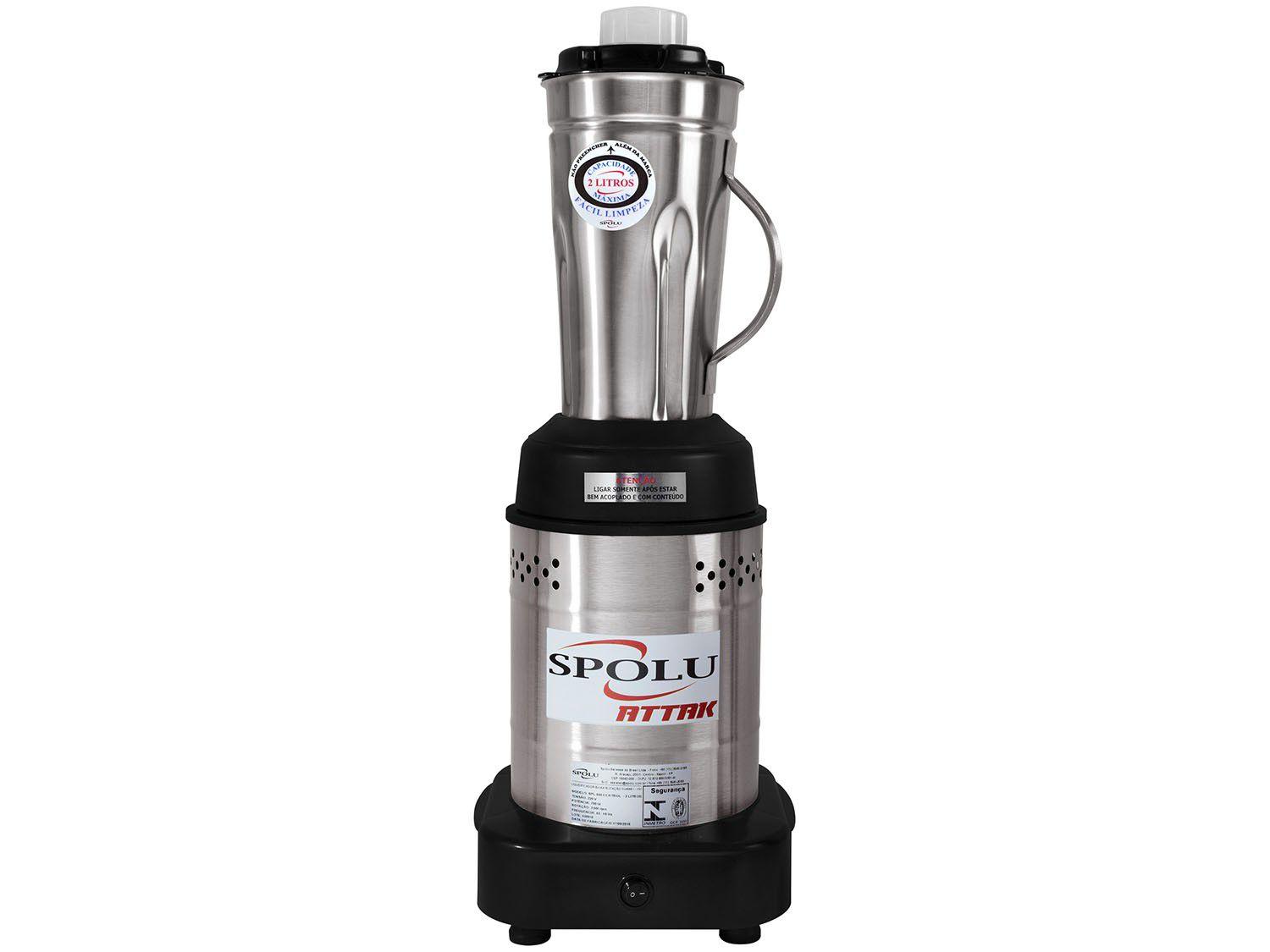 Liquidificador Industrial 2 Litros Attak - Baixa Rotação 700W
