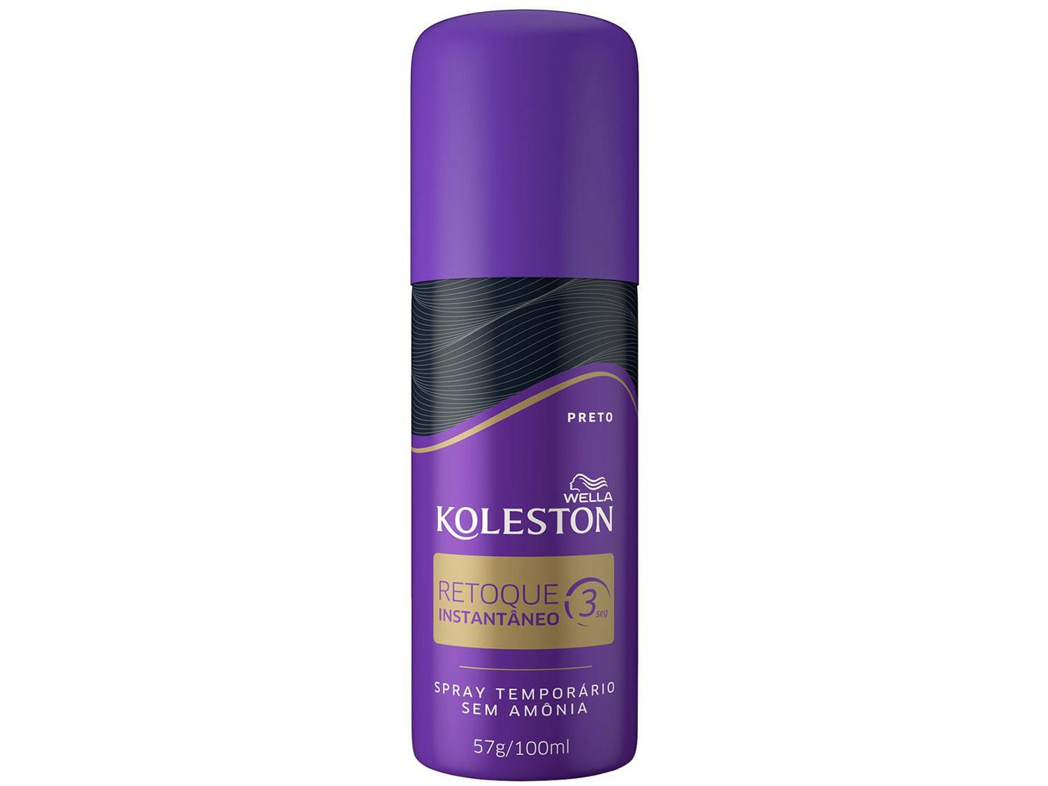 Spray Retoque de Raiz Koleston Preto - 100ml