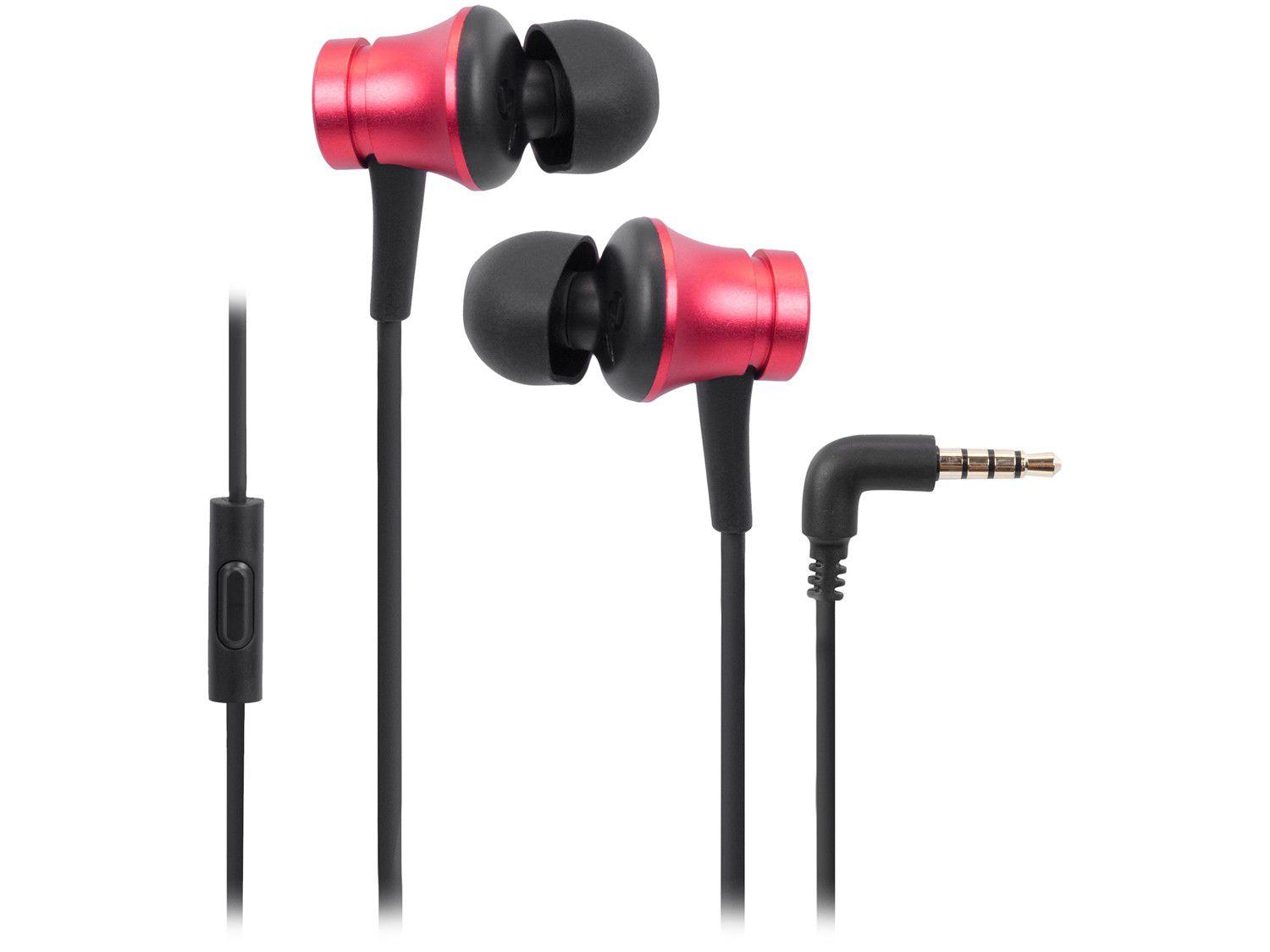 Fone de Ouvido Xiaomi XM274VER Intra-auricular - com Microfone Vermelho