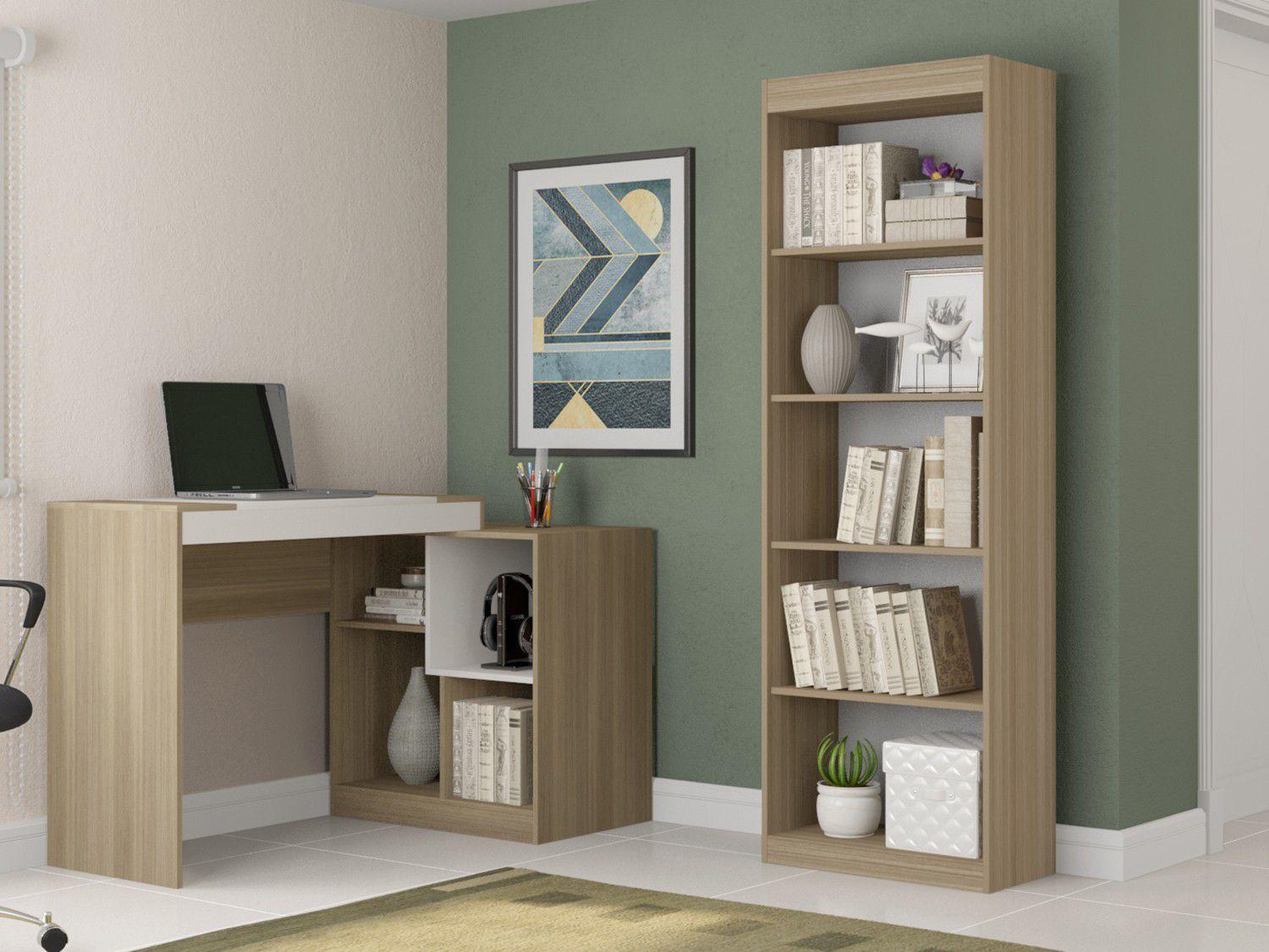 Conjunto Escritório Hecol Móveis Home Office - HO-2959 2 Peças