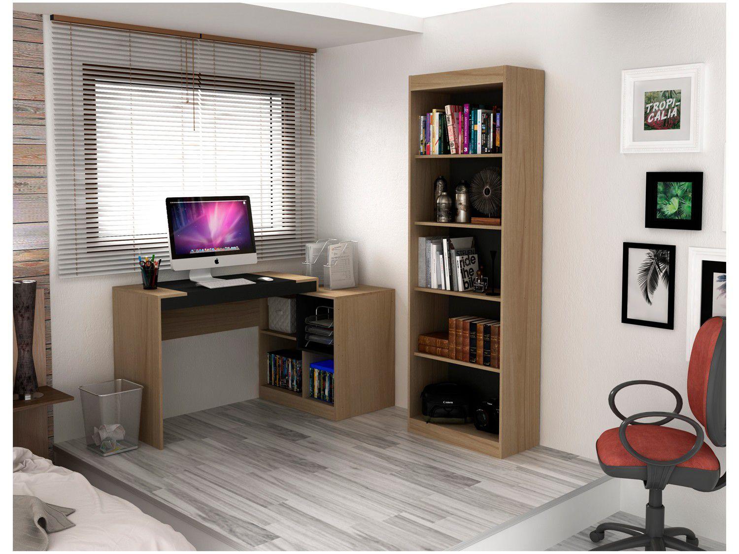 Conjunto Escritório Hecol Móveis Home Office - HO-2959 2 Peças