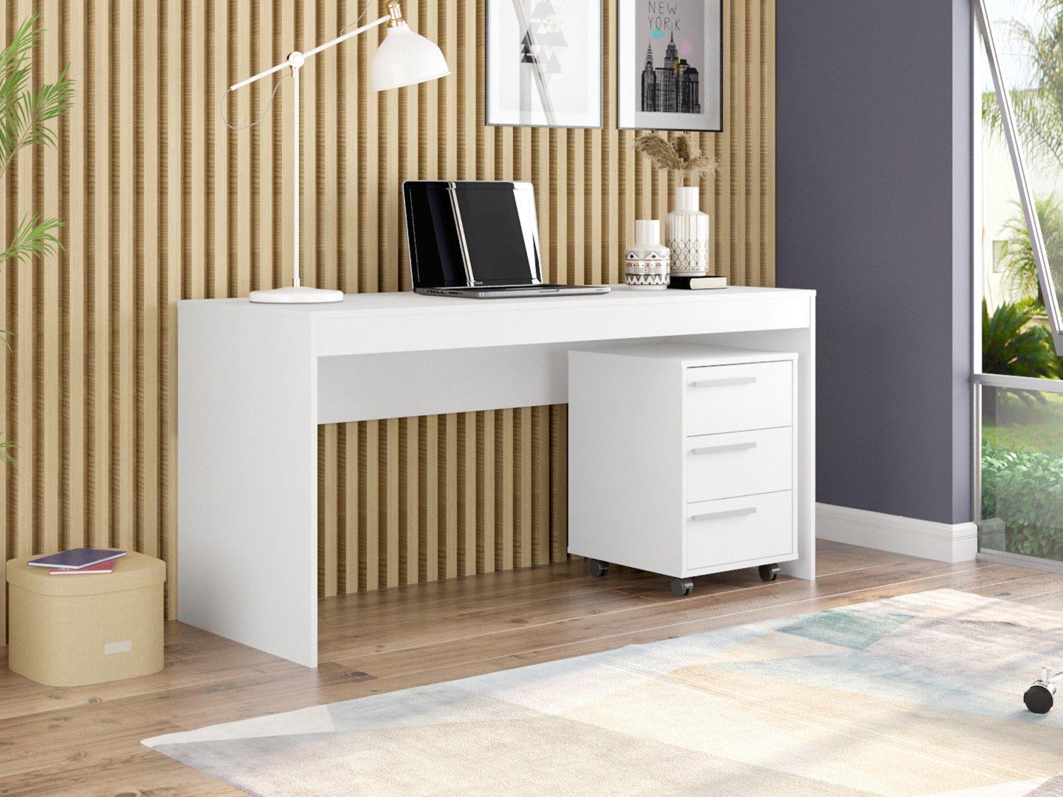 Conjunto Escritório Hecol Móveis Home Office - HO-2971 2 Peças