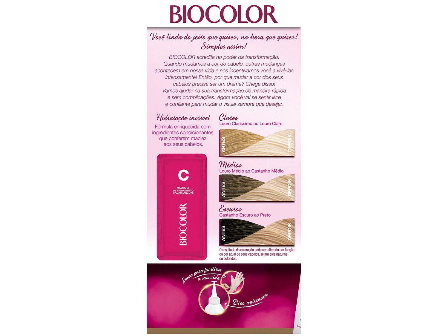 Tinta de Cabelo Biocolor - Louríssimo Ousado 12.11 100ml