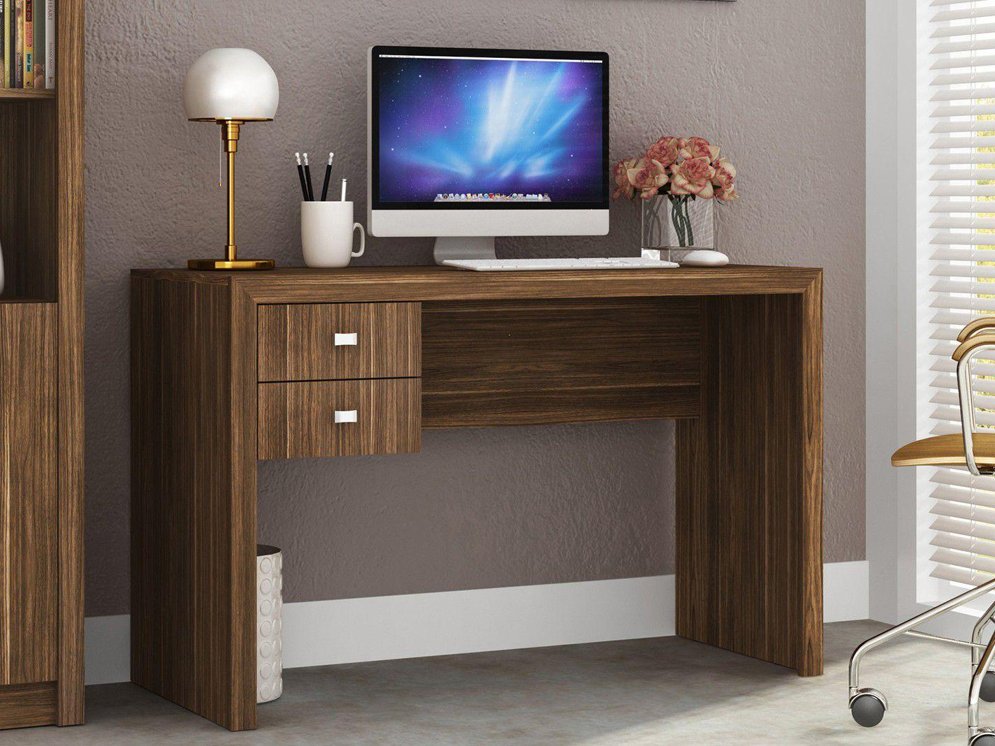 Mesa de Atendimento para Escritório 2 Gavetas - Tecno Mobili ME4123
