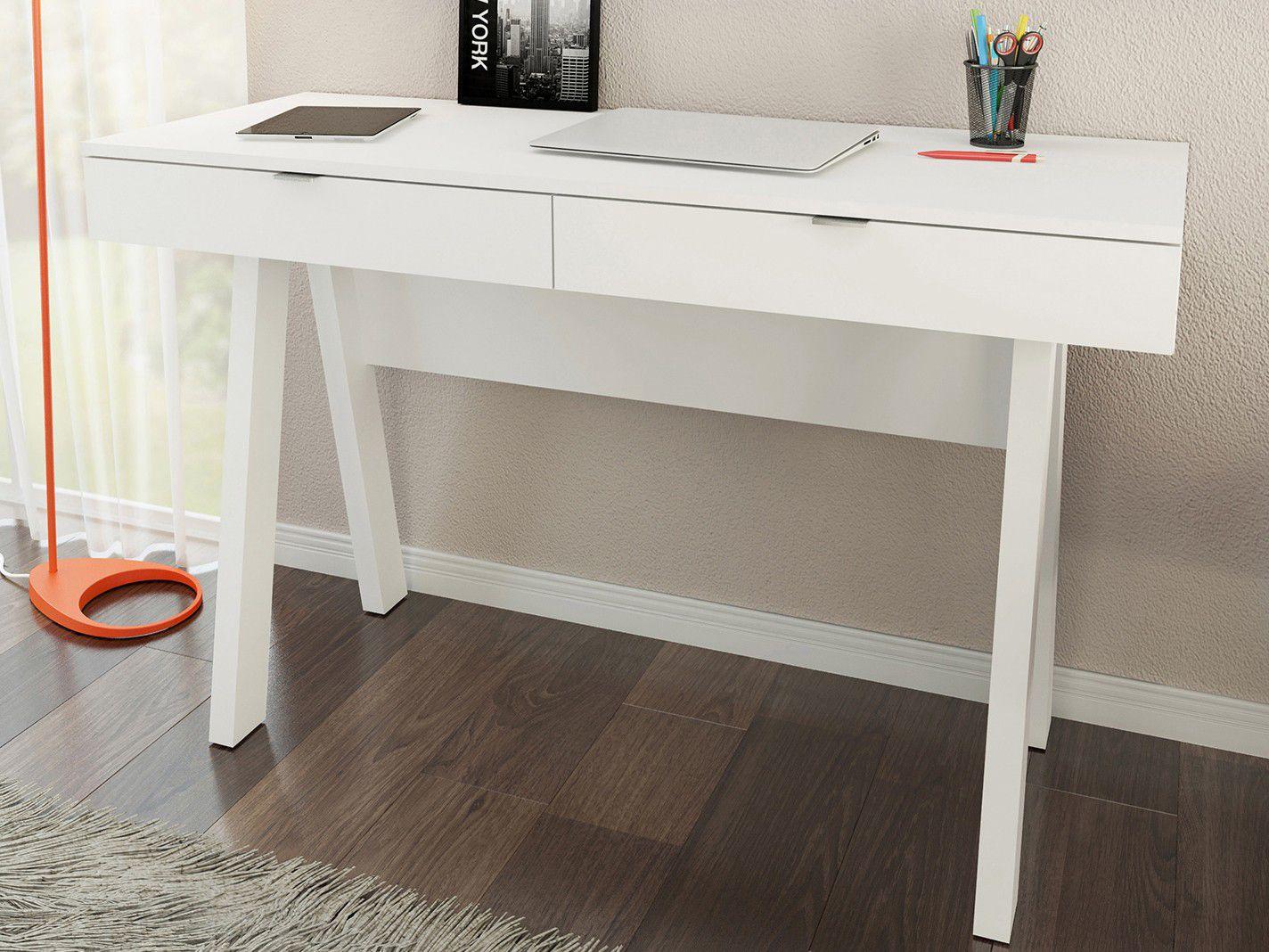 Mesa de Atendimento para Escritório 2 Gavetas - Tecno Mobili ME4128