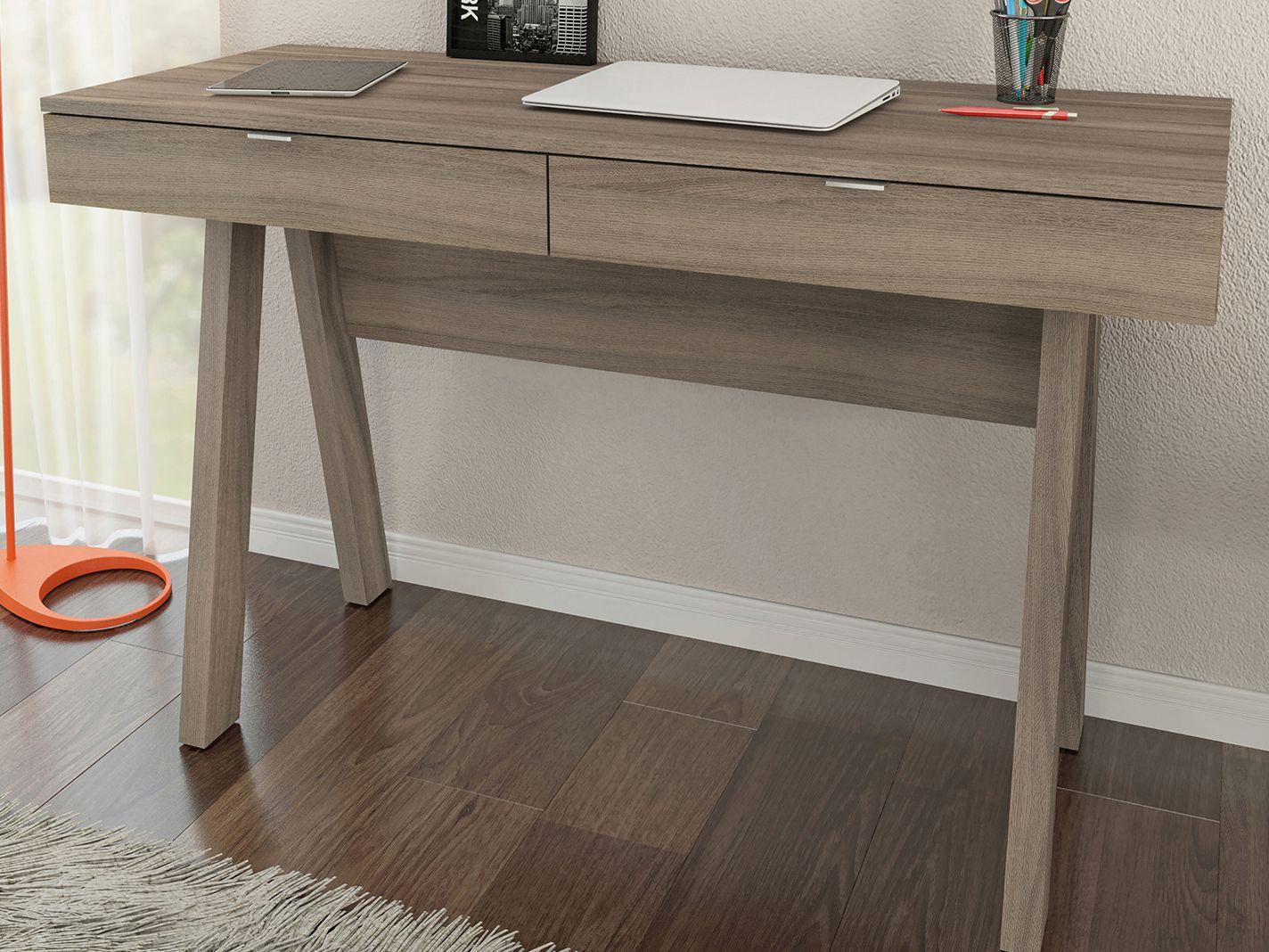 Mesa de Atendimento para Escritório 2 Gavetas - Tecno Mobili ME4128
