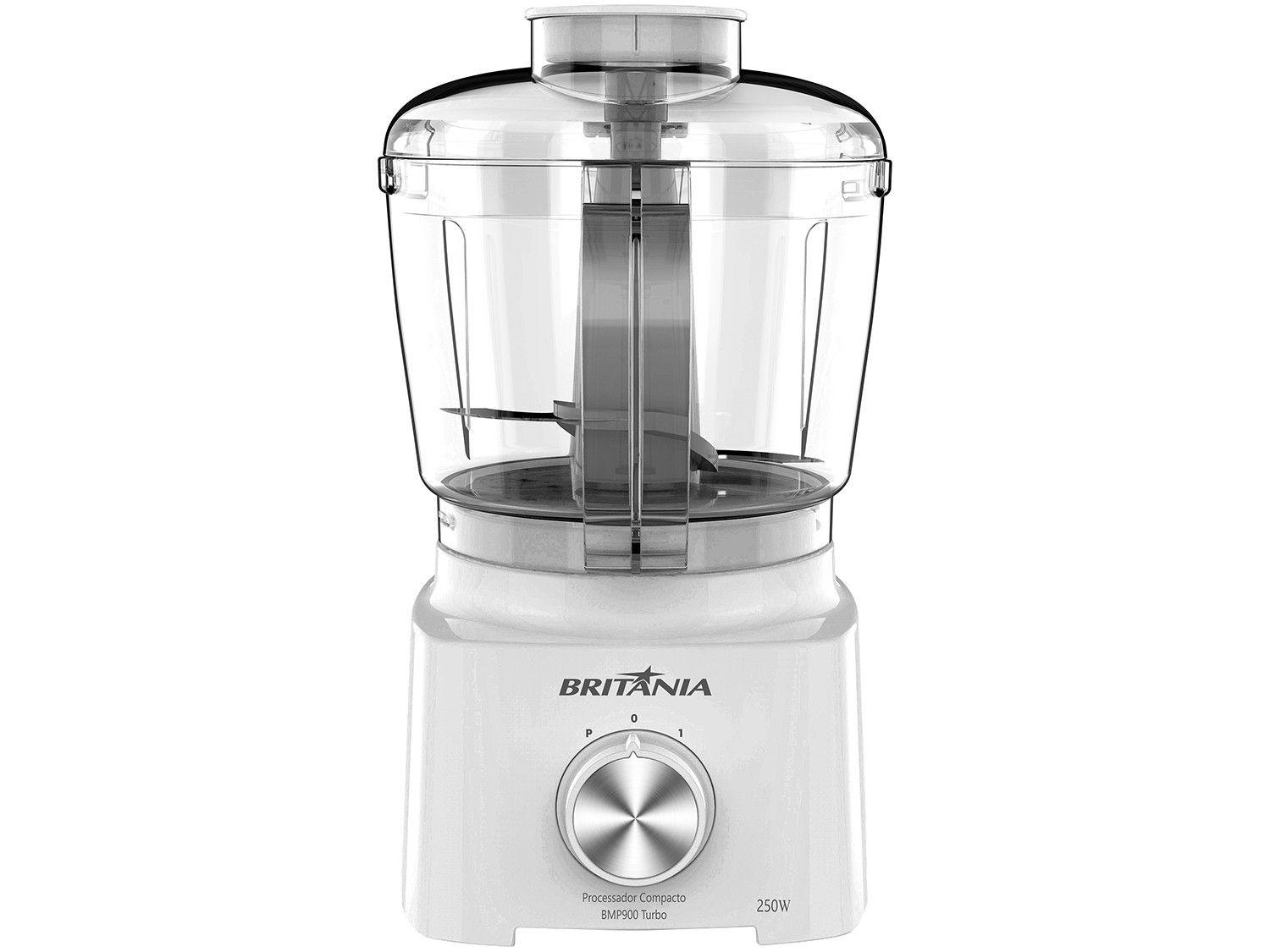 Processador de Alimentos Britânia Branco - BMP900B Turbo 250W