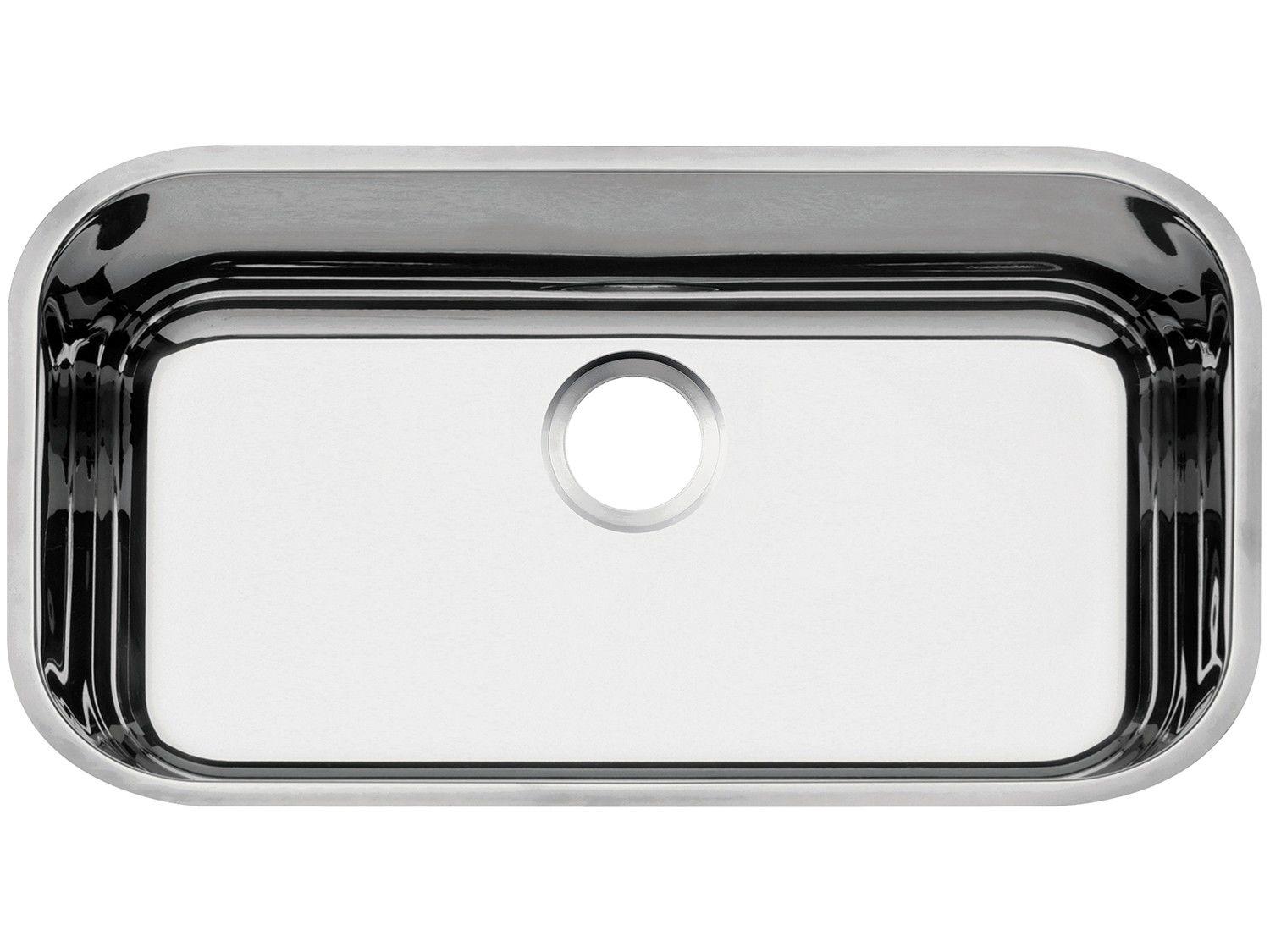 Cuba de Embutir para Cozinha Tramontina Inox - Retangular 56x34cm Prime Lavínia