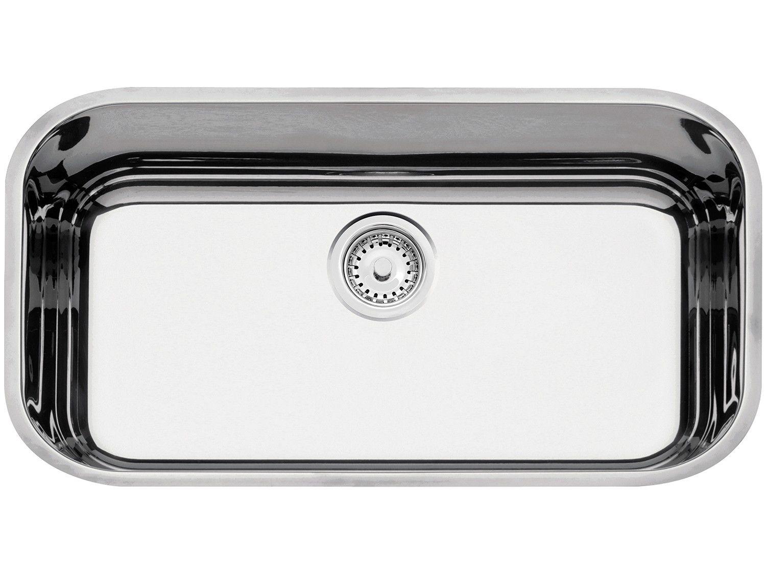 Cuba de Embutir para Cozinha Tramontina Inox - Retangular 56x34cm Perfecta Lavínia