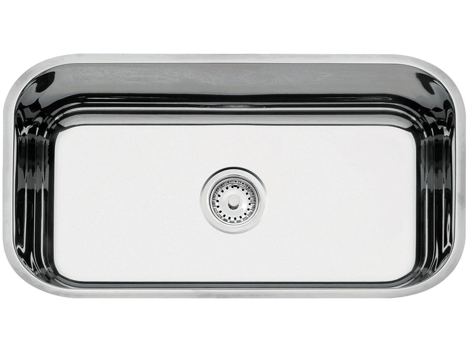 Cuba de Embutir para Cozinha Tramontina Inox - Retangular 56x34cm Standard Lavínia