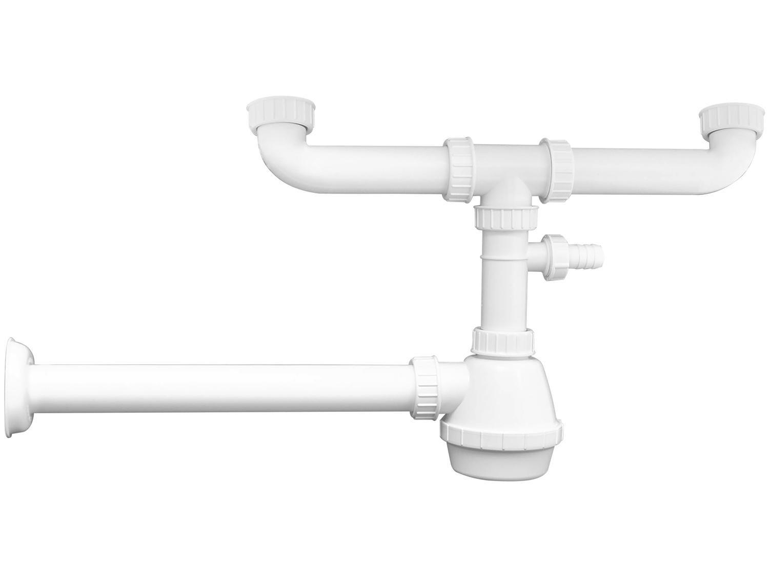 Sifão Duplo para Pia Tramontina 94525001 - 1 1/2" 45cm