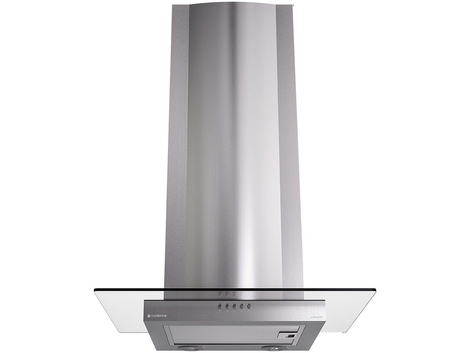 Coifa de Parede Cadence 60cm 4 Bocas Inox - 3 Velocidades Lineare CFA460