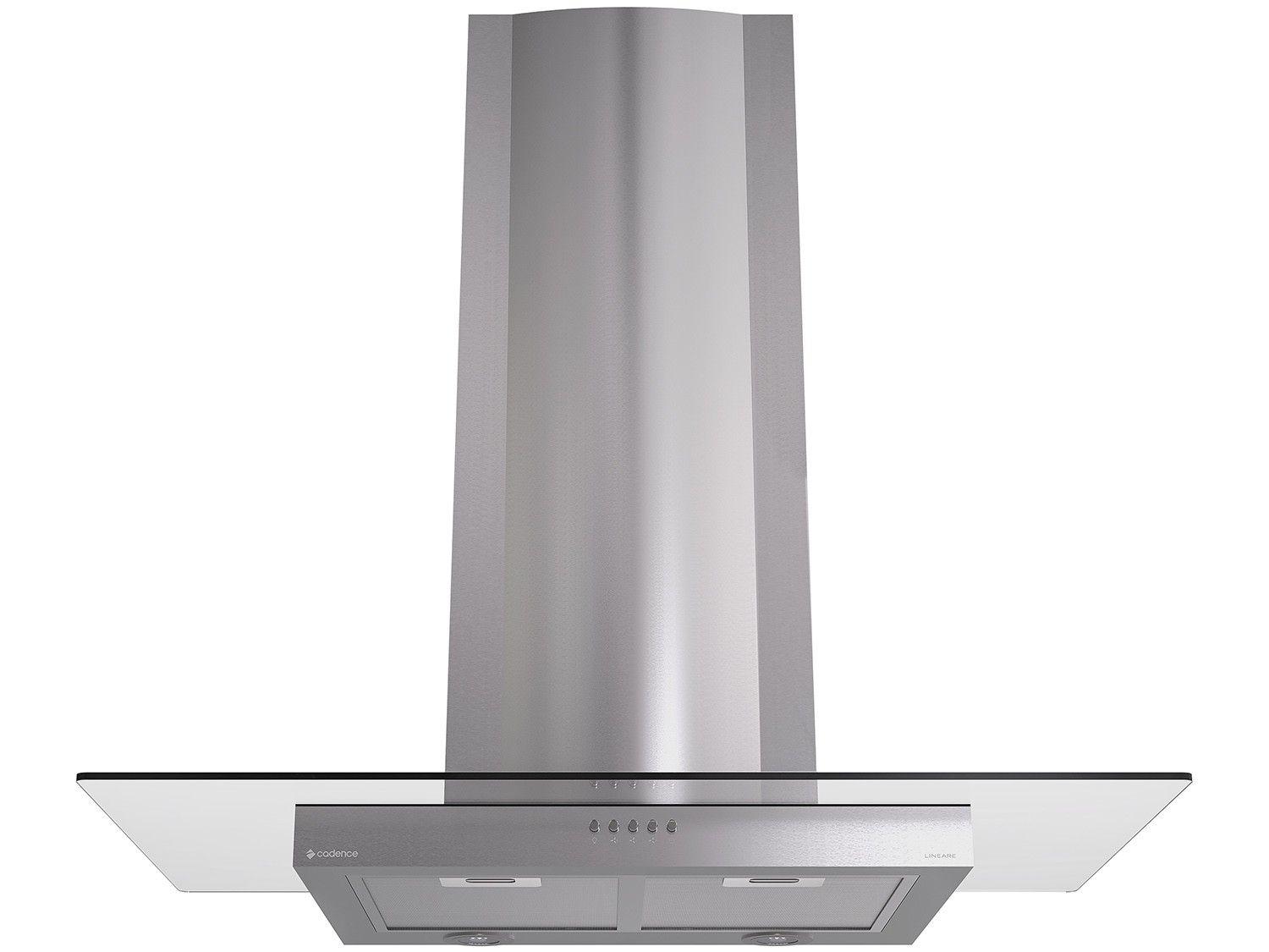 Coifa de Parede Cadence 90cm 6 Bocas Inox - 3 Velocidades Lineare CFA490