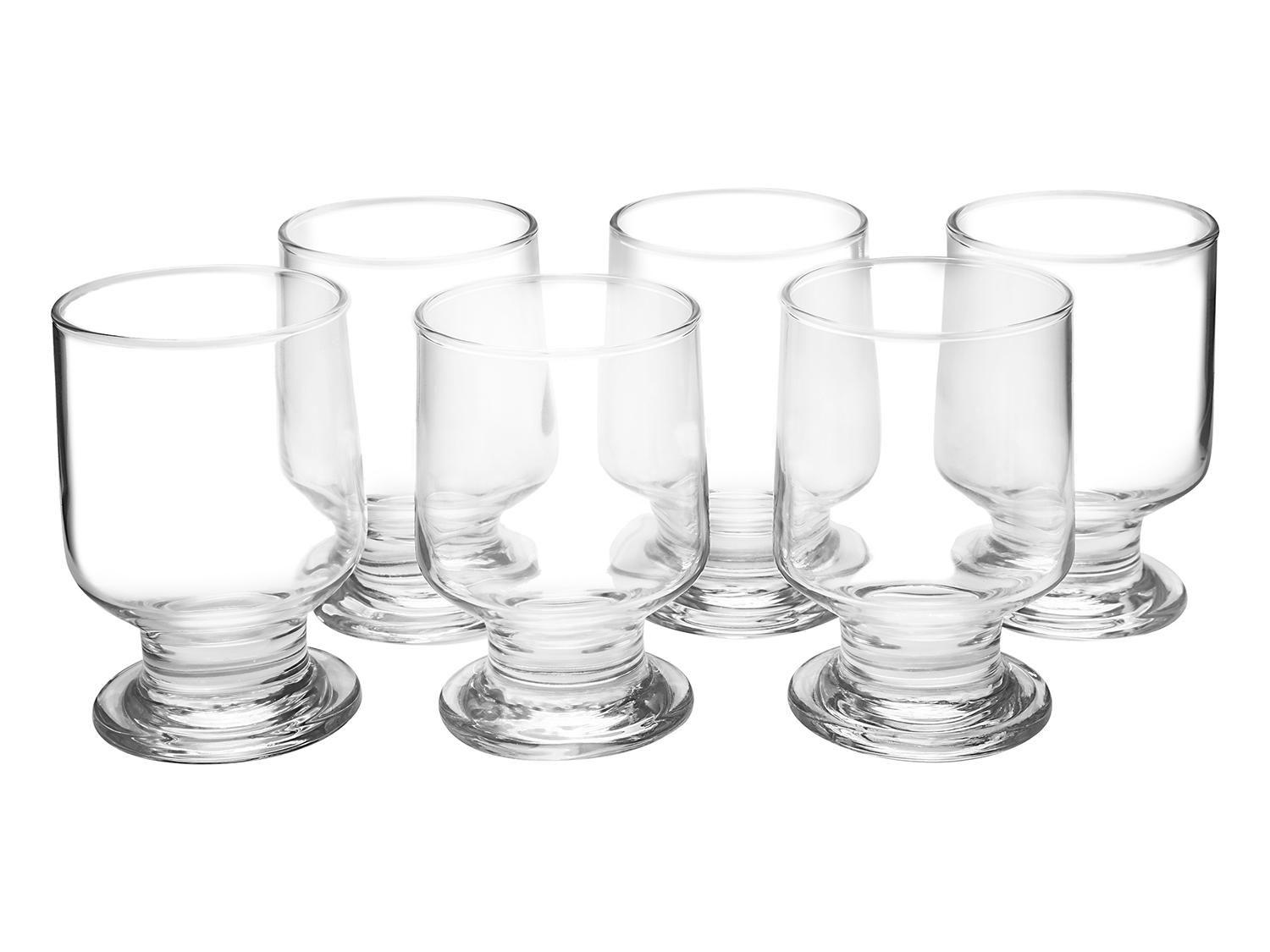 Jogo de Taças de Vidro 6 Peças 180ml SM - Casual