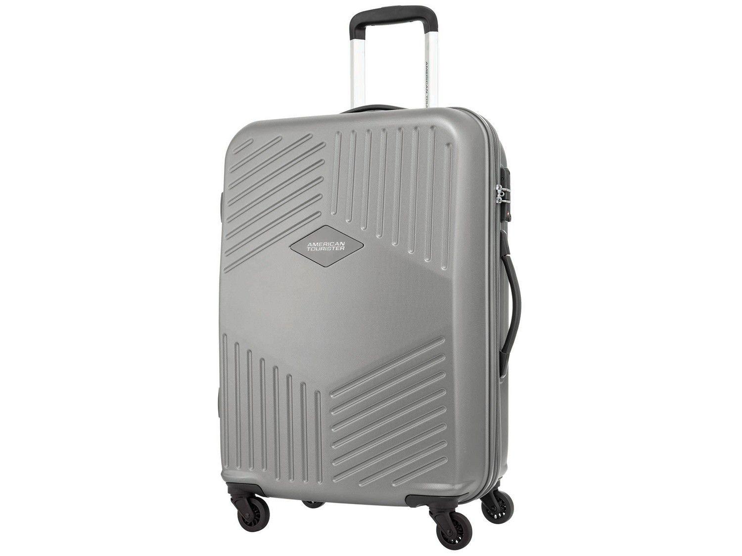 Mala de Viagem American Tourister Pequena - com Giro 360º Trillion Prata