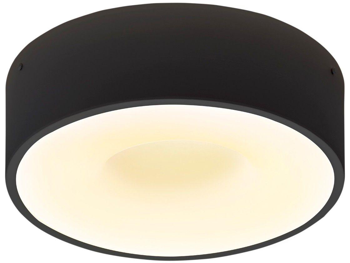 Plafon LED de Sobrepor Redondo Preto 40W - Taschibra Sushi