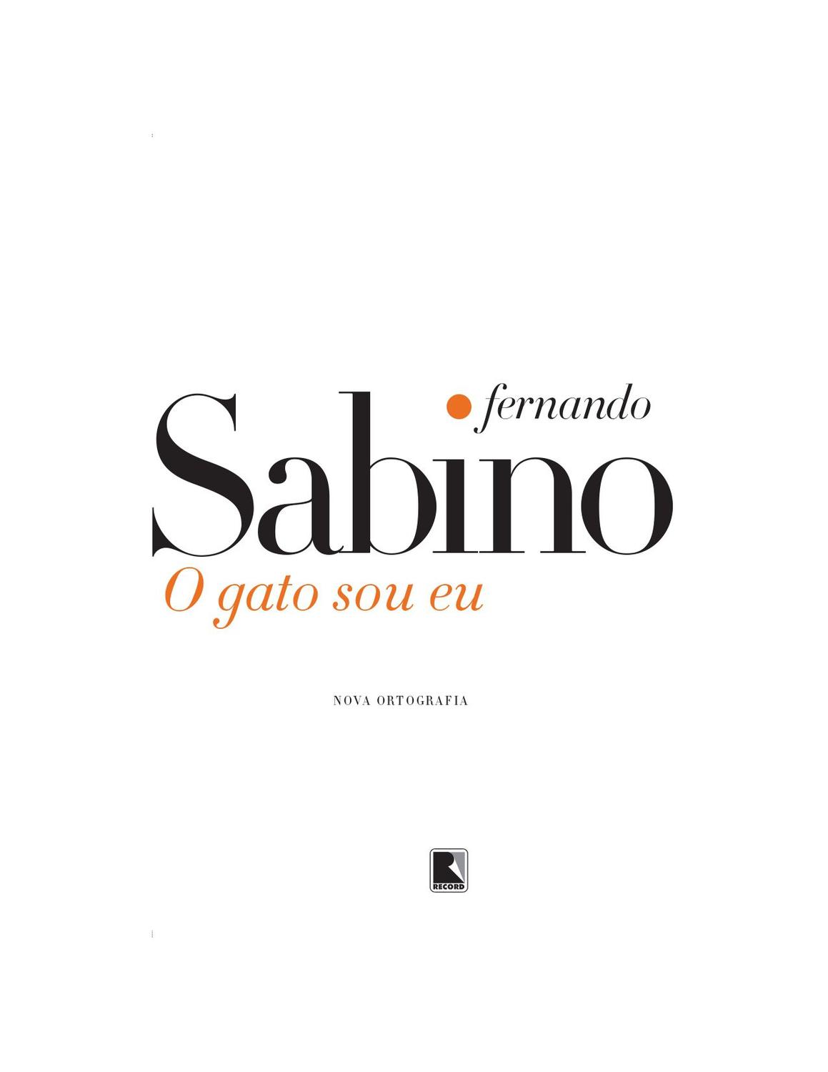 GATO SOU EU,O