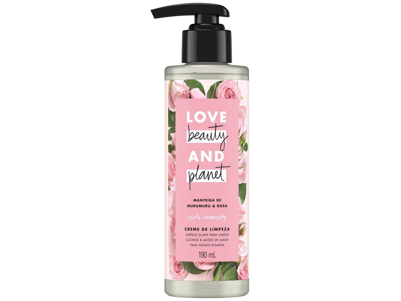 Co-wash Love Beauty and Planet Curls Intensify - Manteiga de Murumuru e Rosa 190ml