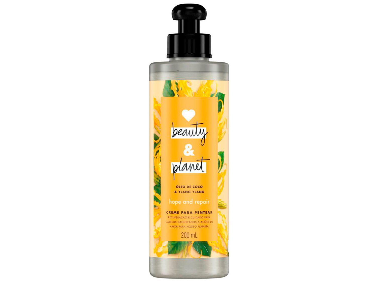 Creme de Pentear Love Beauty and Planet - Hope and Repair Óleo de Coco e Ylang Ylang 200ml