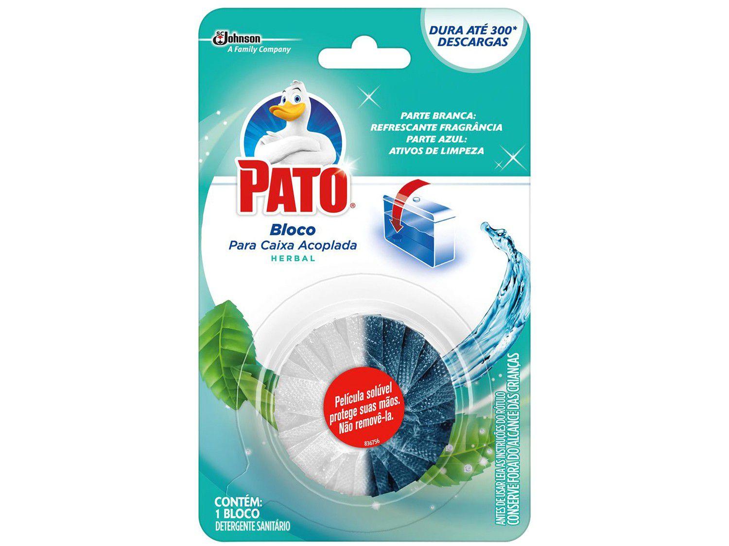 Desodorizador Sanitário Bloco Pato - Herbal 47g