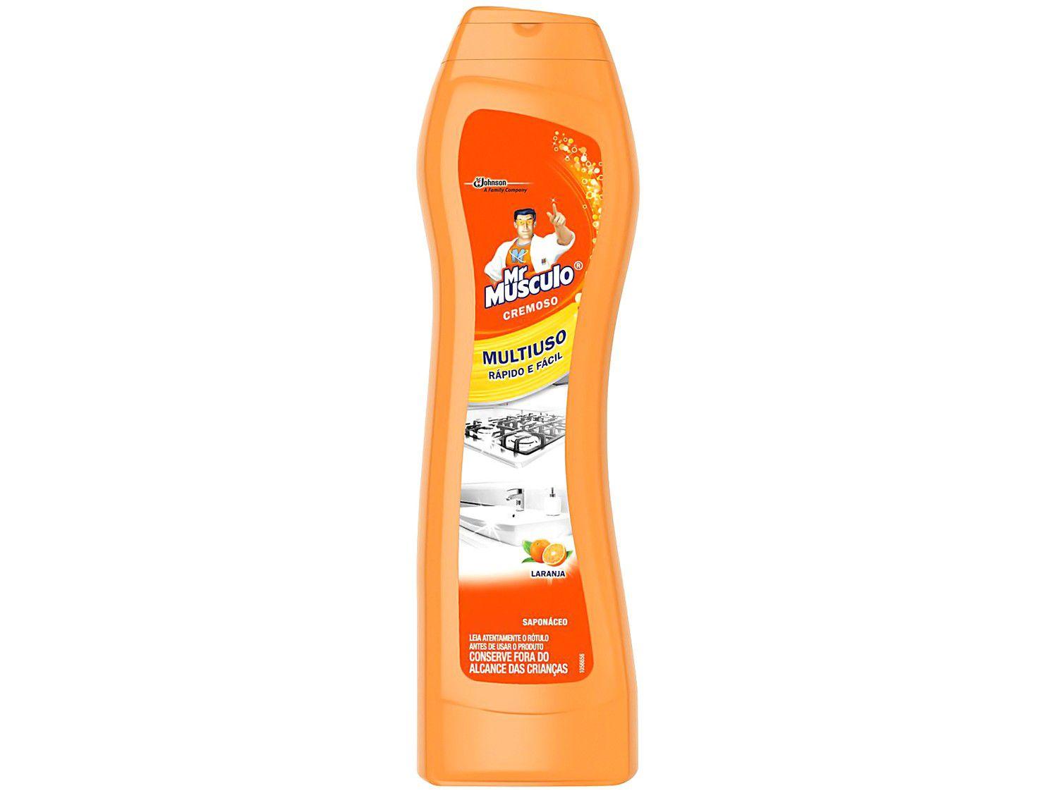 Saponáceo Mr. Músculo Cremoso Multiuso - Laranja 450ml