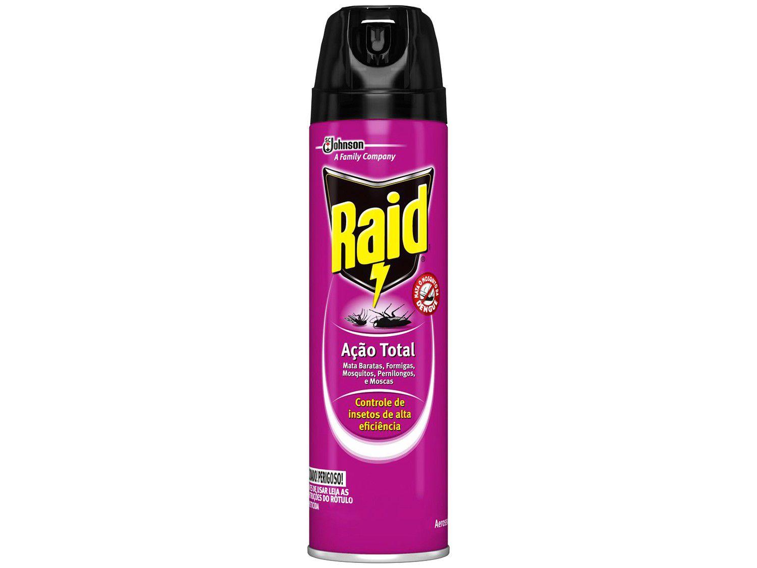 Inseticida Raid Aerossol Ação Total - 285ml