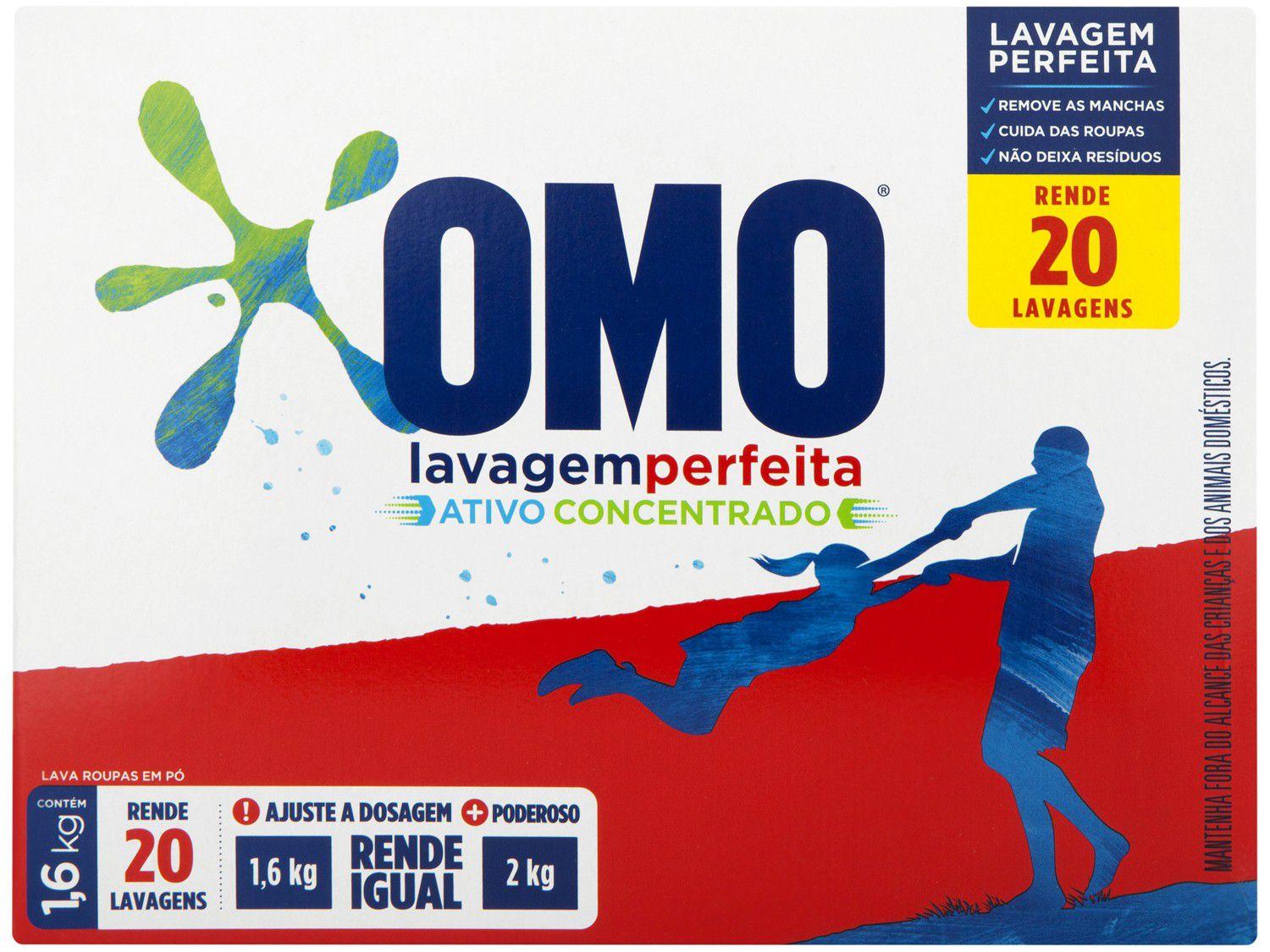Sabão em Pó Omo Lavagem Perfeita - 1,6kg