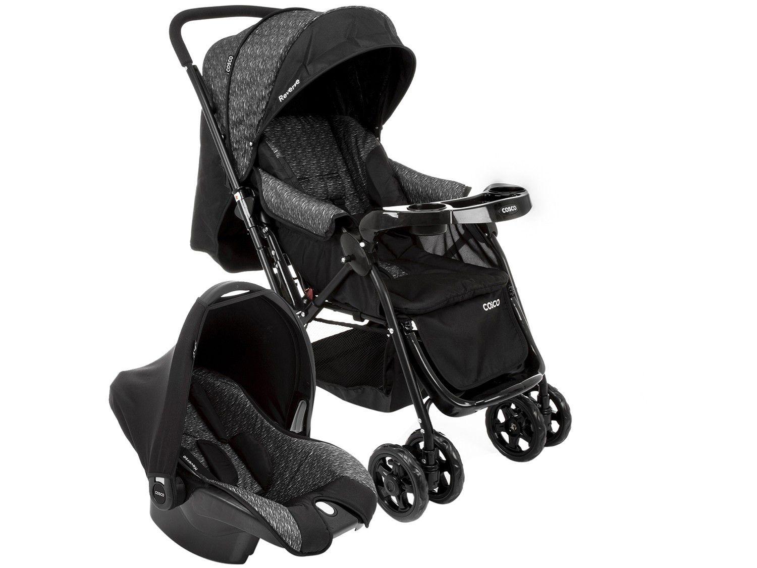 Carrinho de Bebê com Bebê Conforto Cosco - 0 a 15kg