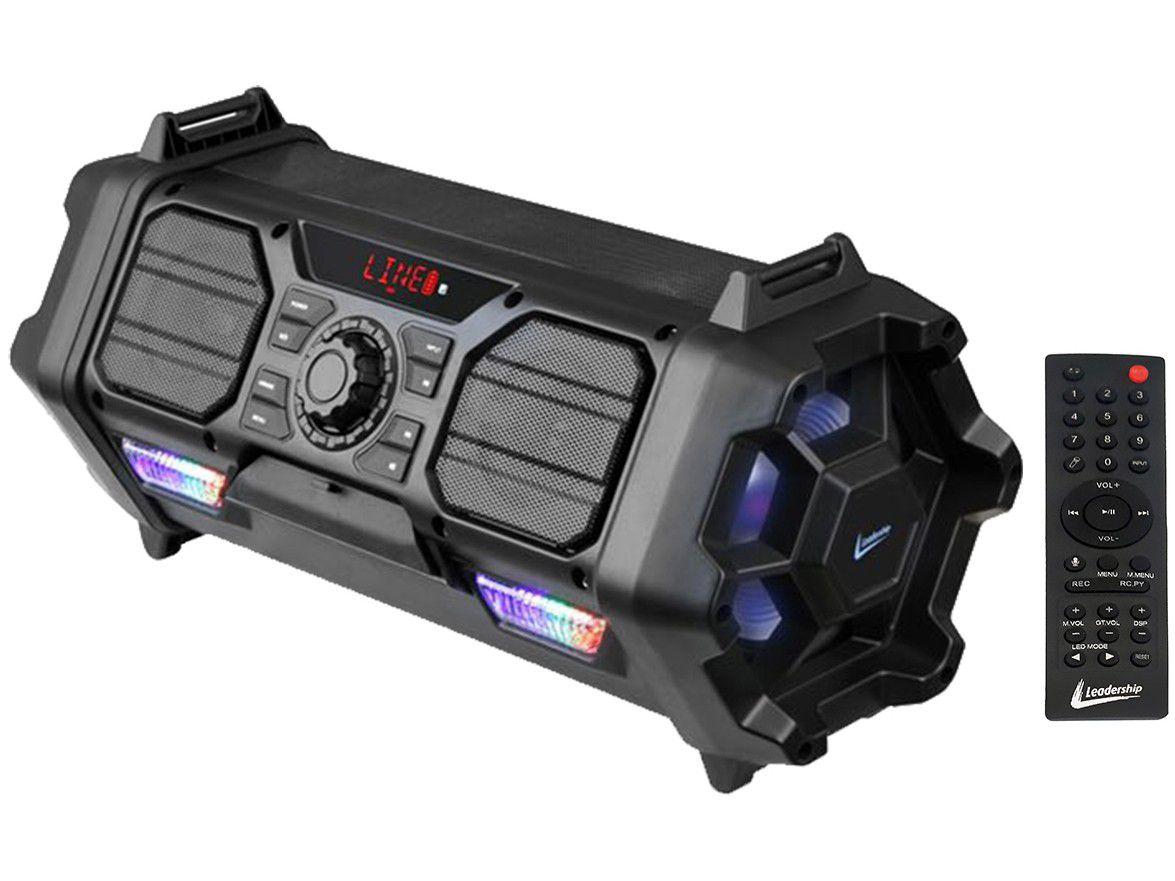 Caixa de Som Bluetooth Leadership Bazooka Speaker - Portátil Amplificada 280W USB