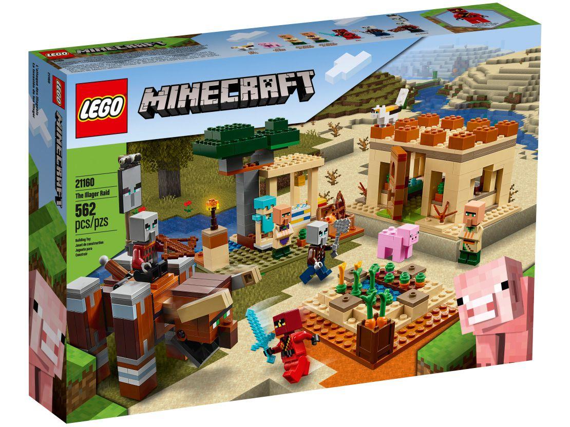 LEGO Minecraft Ataque de Illager 562 Peças - 21160